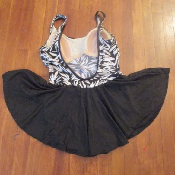 Vintage Swim dress bathing suit Pin-up Girly Plus - Picture 4 of 8